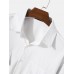 Mens Solid Color Patchwork Plaid Faux Twinset Long Sleeve Shirts With Pocket