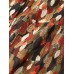 Mens Colorful Leaves Print Holiday Short Sleeve Casual Shirt