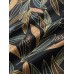 Mens Vintage Leaves Print Short Sleeve Casual Holiday Shirt