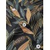 Mens Vintage Leaves Print Short Sleeve Casual Holiday Shirt