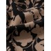 Mens Allover Vintage Floral Print Lapel Short Sleeve Holiday Shirt