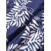 Mens Holiday Plants Floral Print Casual Short Sleeve Shirt