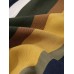 Mens Multicolor Striped Revere Collar Short Sleeve Daily Shirt