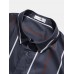 Mens Striped Curved Hem Short Sleeve Shirt With Pocket