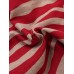Mens Irregular Striped Revere Collar Cotton Short Sleeve Shirts
