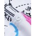 Mens Graffiti Mix Print Lapel Button Up Street Short Sleeve Shirts