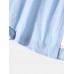 Mens Solid Color Button Up Cotton Linen Basics Long Sleeve Shirts