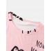 Mens All Over Letter Graffiti Print Street Short Sleeve T-Shirts