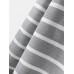 Mens Contrast Horizontal Striped Plain Drawstring Overhead Hoodies