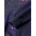 Mens Starry Sky Galaxy Print Drawstring Hoodies With Kangaroo Pocket