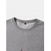 Mens Astronaut Graphic Print Round Neck Cotton Pullover Sweatshirts