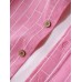 Mens Irregular Plaid Print Cotton Lapel Button Up Light Long Sleeve Shirt With Pocket