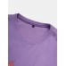 Mens Flame Astronaut Graphic Round Neck Cotton Pullover Sweatshirts