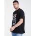 Mens Mushroom Species Graphic Print Cotton Short Sleeve Plus Size T-Shirt