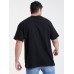 Mens Mushroom Species Graphic Print Cotton Short Sleeve Plus Size T-Shirt
