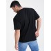 Mens Chinese Floral Graphic Print Cotton Casual Plus Size T-Shirt