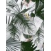 Mens All Over Tropical Plant Leaf Print Lapel Holiday Short Sleeve Shirts