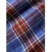 Mens Plaid Patchwork Button Up Lapel Casual Long Sleeve Shirts