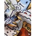 Mens Allover Funny Cartoon Print Revere Collar Short Sleeve Shirts