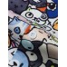 Mens Allover Funny Cartoon Print Revere Collar Short Sleeve Shirts