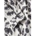 Mens All Over Print Button Up Lapel Holiday Long Sleeve Shirts
