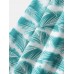 Mens All Over Ombre Leaf Print Lapel Holiday Long Sleeve Shirts