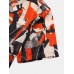 Mens Colorful Print Chest Pocket Short Sleeve Casual Shirts