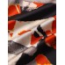 Mens Colorful Print Chest Pocket Short Sleeve Casual Shirts