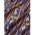 Mens Tribal Geometry Print Short Sleeve Casual Shirts