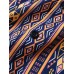 Mens Tribal Geometry Print Short Sleeve Casual Shirts