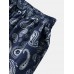 Mens Paisley Print Ethnic Style Drawstring Waist Jogger Pants