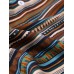 Mens Striped Print Short Sleeve Holiday Shirts