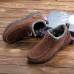 Mens Fur-Lined Winter Snow Boots Shoes Men Sport Warm Moccasins Loafers Ankle Boots Casual Sneakers