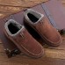 Mens Fur-Lined Winter Snow Boots Shoes Men Sport Warm Moccasins Loafers Ankle Boots Casual Sneakers