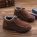Mens Fur-Lined Winter Snow Boots Shoes Men Sport Warm Moccasins Loafers Ankle Boots Casual Sneakers