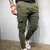 Men Tactical Pants Casual Joggers Sport Trousers Loose Comfortable Multi-Pocket Pants Outdoor Hiking
