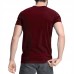 Men T-shirts V Neck Casual Short Sleeve Slim Fitted Blouse Short Sleeve with Buttons Outdoor Hiking