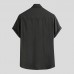 Men T-shirt Printed Casual Loose Short Sleeve Breathable Quick Dry Blouse Outdoor Hiking