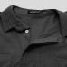 Men's Short Sleeve Button Down T-shirt Business Office Blouse Outdoor Hiking