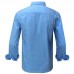 Men Shirt Luxury Slimming Casual Button-down Formal Tops Outdoor Hiking Business