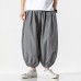 Men's Drawstring Harem Pants Casual Hippie Yoga Trousers Sport Hiking Loose Pants
