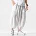 Men's Drawstring Harem Pants Casual Hippie Yoga Trousers Sport Hiking Loose Pants