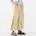 Mens Linen Pants Wide Leg Baggy Holiday Casual Trousers Hiking Sport Cycling Pants