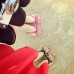 Women's Shoe Sandals Flip Flops Bow tie Flat Slipper Beach Rain Fashion Jelly Color Sandals