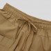Men's Cotton Linen Trousers Straight Spring Summer Pants Outdoor Hiking Sport Yoga